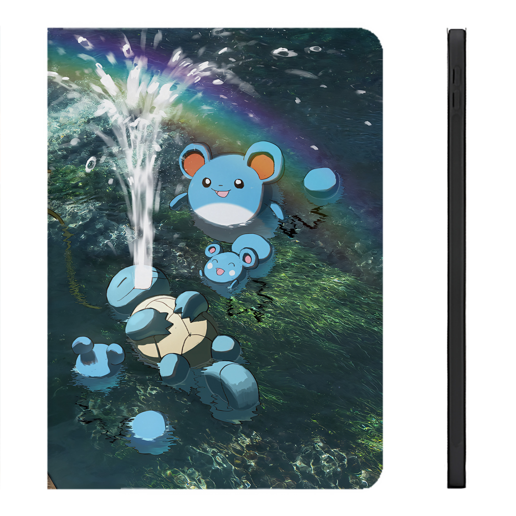（画像用） ポケットモンスター Pokémon IPadケース ペンホルダー付き ブックスタイルデザイン